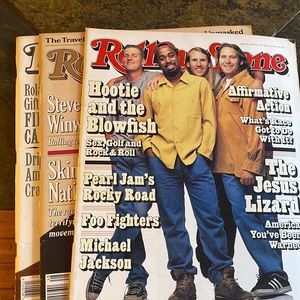3 issues Rolling Stone magazine Hootie and the Blowfish Steve Winwood FYC